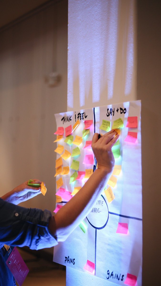 JOINMLAB's tweet photo. Exercise: Empathy Map.
#MLABTampa #umcmlab #wearecurio https://t.co/xcwkK238Ki