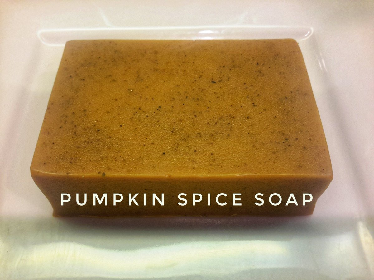 FarmGirlNatural's tweet photo. Our seasonal batch of Pumpkin Spice soap is now available in our #etsy shop get yours before it runs out!  https://t.co/Ae7XI7sN0t #bathandbeauty #soap #pumpkinspice #cinnamon #clove #nutmeg #farmgirlnaturalsllc https://t.co/r5ibqNGmYg