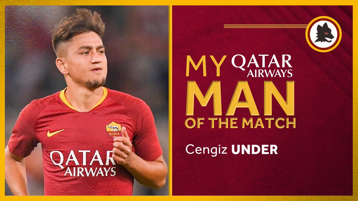Retweet if Cengiz Under was your <a href="/qatarairways/">Qatar Airways</a> #ASRoma Man of the Match against Frosinone
