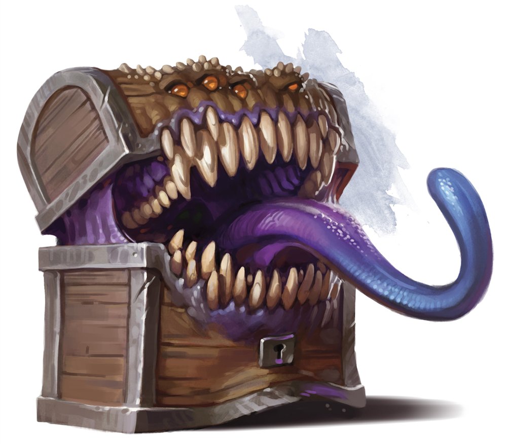 Every Ward in Waterdeep has a creature for a mascot. The mascot for the Trade Ward is a mimic &amp; every 4 years they pick a new object that the mimic becomes. If you could pick the new mimic mascot item, what would you choose?