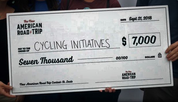 StlBWorks's tweet photo. A huge thanks goes out to #newamericanroadtrip for picking Bworks as one of a handful of groups to share $7k for cycling initiatives. Looking forward to see how all the groups use these funds! https://t.co/bMuYWcTrIn