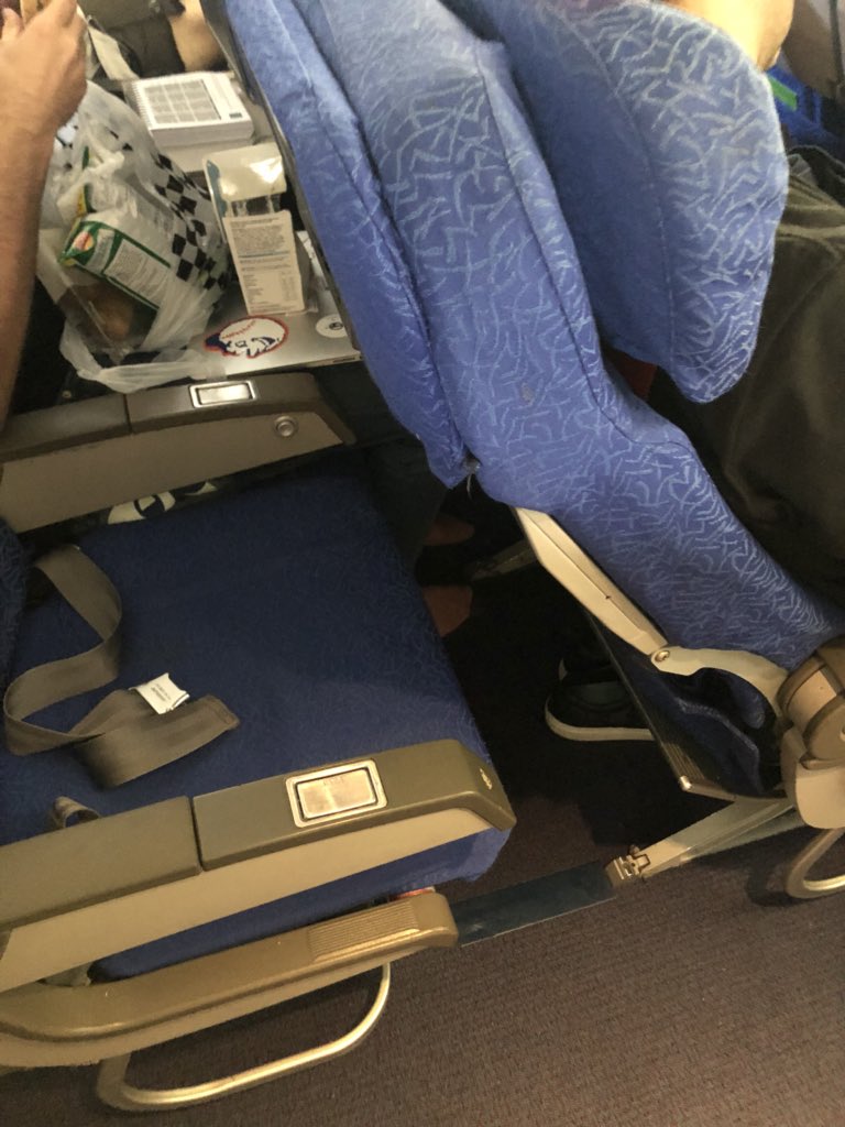 TheAJR555's tweet photo. To give you a glimpse @Fly_Norwegian. Want to discuss safety with me when the exit doors are blocked by rubbish and urine? https://t.co/oB9A7SRKp1