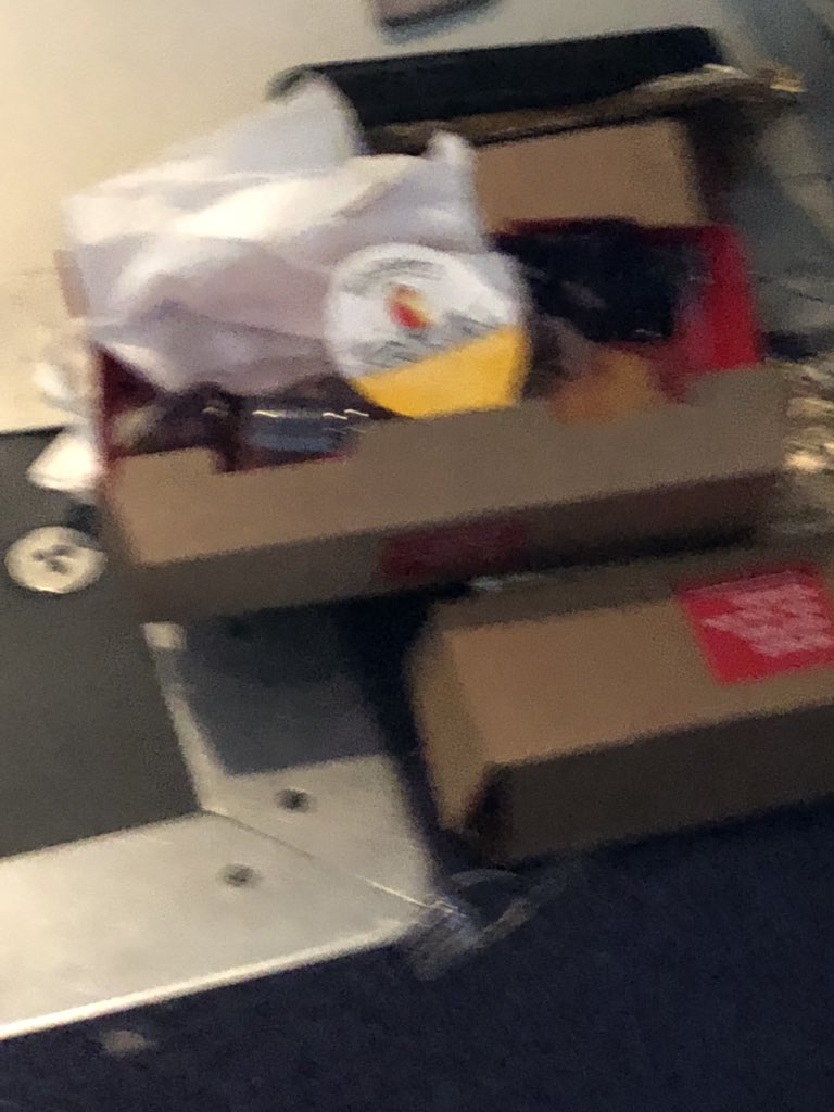 TheAJR555's tweet photo. To give you a glimpse @Fly_Norwegian. Want to discuss safety with me when the exit doors are blocked by rubbish and urine? https://t.co/oB9A7SRKp1