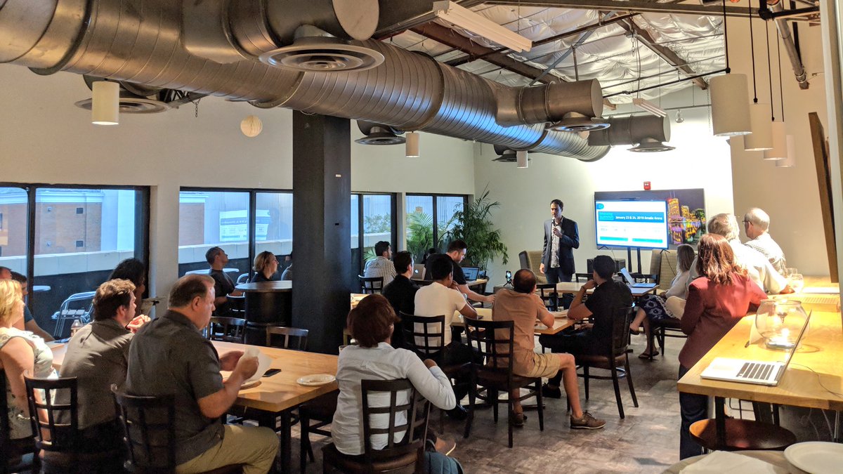 Last night we checked out the Metro Lagoon Innovation Challenge kick off with <a href="/SynapseFL/">Synapse Florida</a>.

Who will throw their hat in the ring to develop a new wearable technology for a chance to take home $10k? app.synapsefl.com/challenge/metr… #MakeItTampaBay #WeEmbarc
