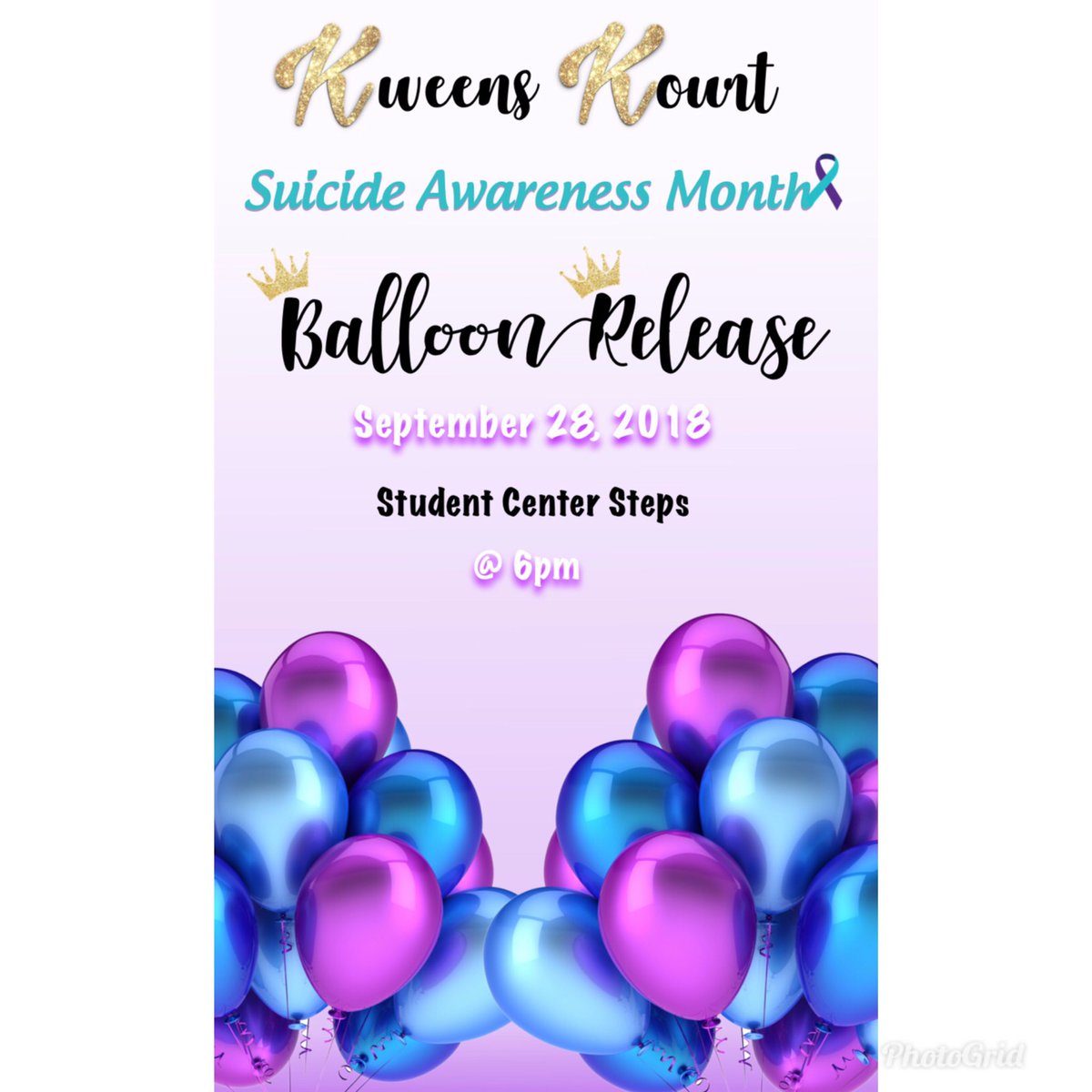 KweensKourt's tweet photo. Wait ... Though no one can go back and make a brand new start, anyone can start now and make a brand new ending . Join Kweens Kourt in front of the Union  as we bring awareness to Suicide ! Always remember that You are loved by your sisters from Kweens Kourt https://t.co/TyGoAMMjVJ