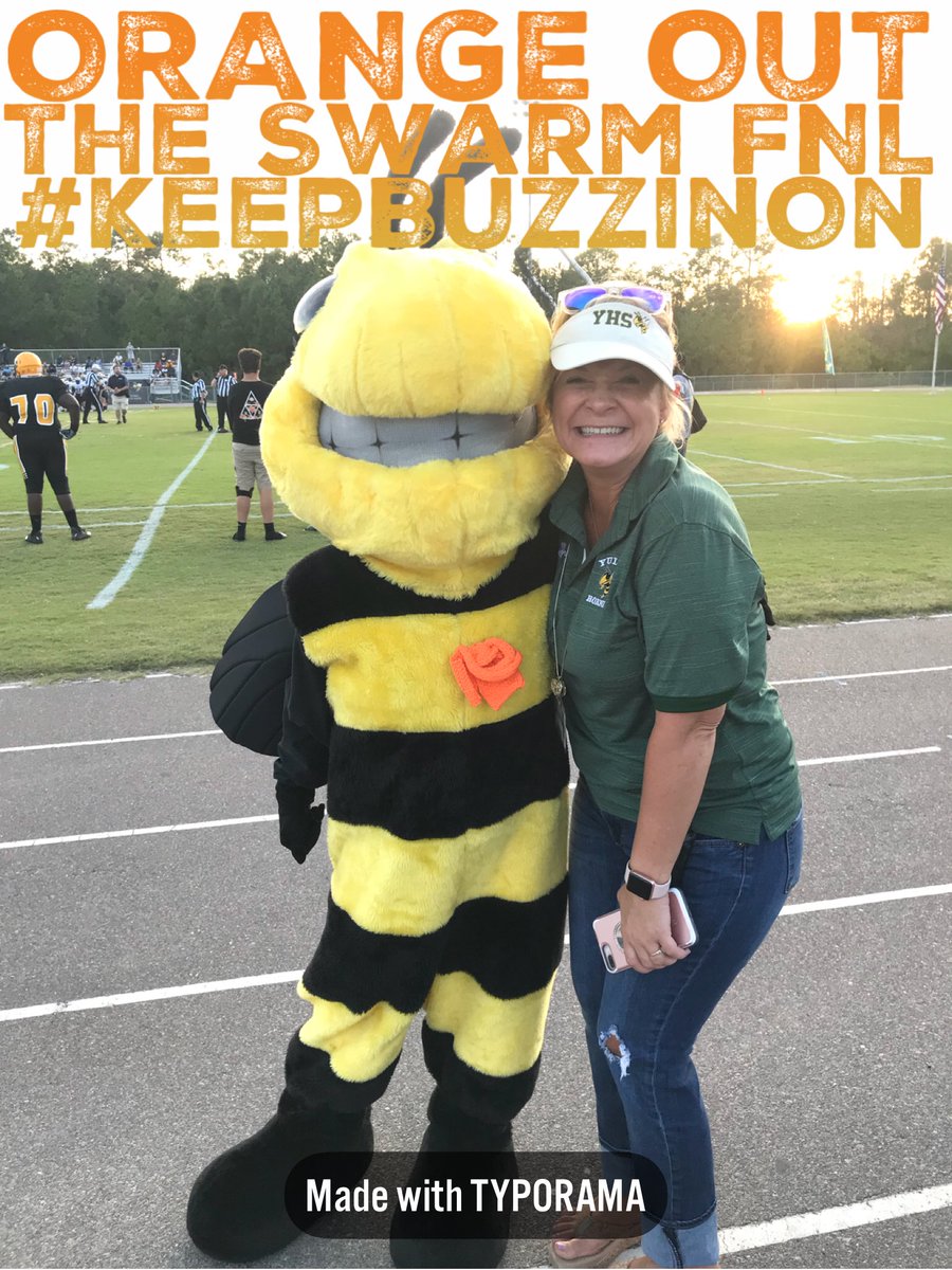 yuleehighcheer's tweet photo. Friday Night Lights “The Swarm” Student section theme: ORANGE OUT #keepbuzzinon 🧡 🎗 https://t.co/cOxTbv96j8