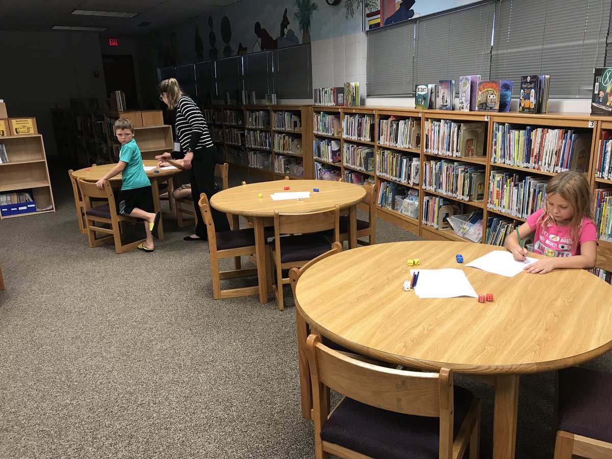 mrsbenne's tweet photo. @BirchcrestTiger #KidsTime Ss working hard on probability, addition, and multiplication during @BedtimeMath Crazy8s math club!  #bpsne #bpsSTEAM https://t.co/ughPDNT2N0