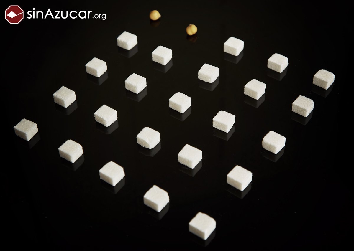 SinAzucarOrg's tweet photo. Consumo medio de un niño español al día:

23 terrones de AZÚCAR.
  2 GARBANZOS.

Fuente: Estudio ANIBES.

👉 https://t.co/cfUsx4fW4r https://t.co/Ams6NztmSE