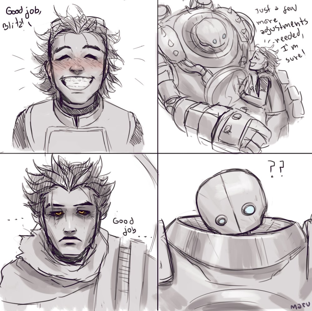 he changed a bit he's still blitz's dad 