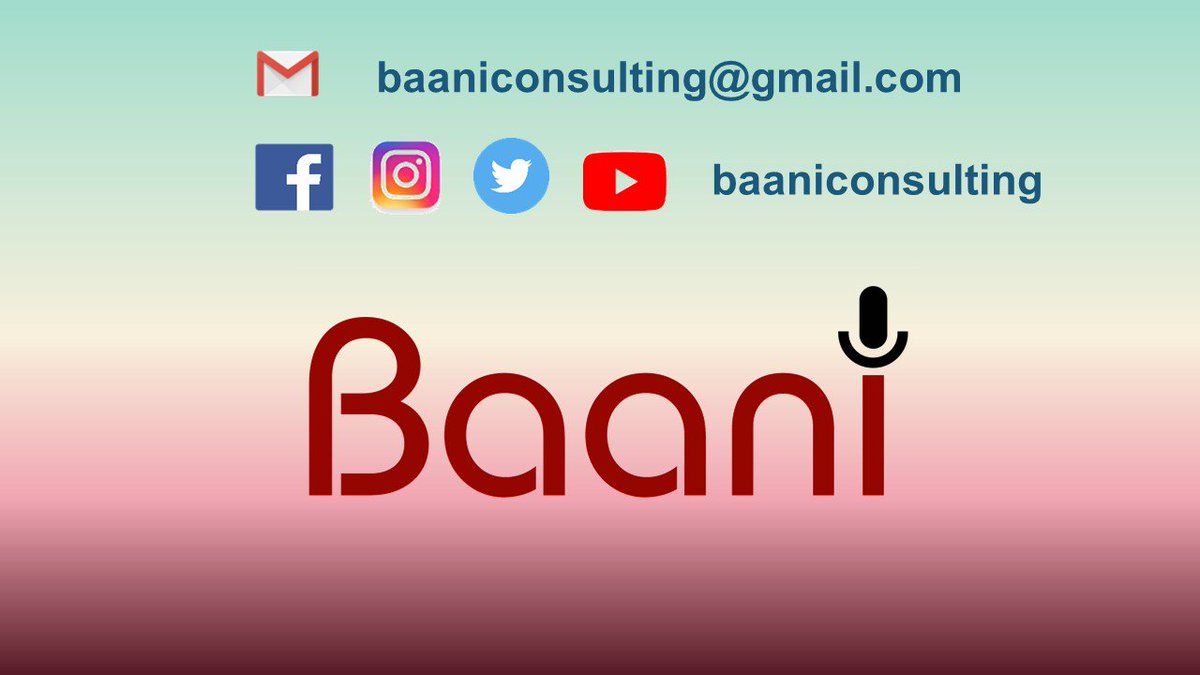 baaniconsulting's tweet photo. Contact us for all types of corporate, yoga and communications training.

#BaaniConsulting #BaaniTrains #BeHealthy #CorporateTraining #CommunicationSkills #PlacementTraining #VerbalSkills https://t.co/VrQzUWXzRP