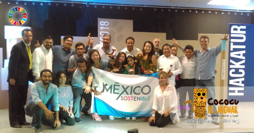 cococuorg's tweet photo. Gracias @México Sostenible @TUI Héroes de la Sostenibilidad. Una gran experiencia #COCOCU en el #Hackatur2018 https://t.co/it0hhfPni8