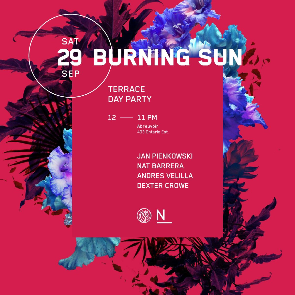 Very excited to be joining this great line-up on Saturday at <a href="/abreuvoir/">L'Abreuvoir</a> for what has become the best terrace/day series of the summer!
<a href="/Andres_Velilla/">Velillin</a>  #mtlmoments #mtl #montrealdj #dayparty