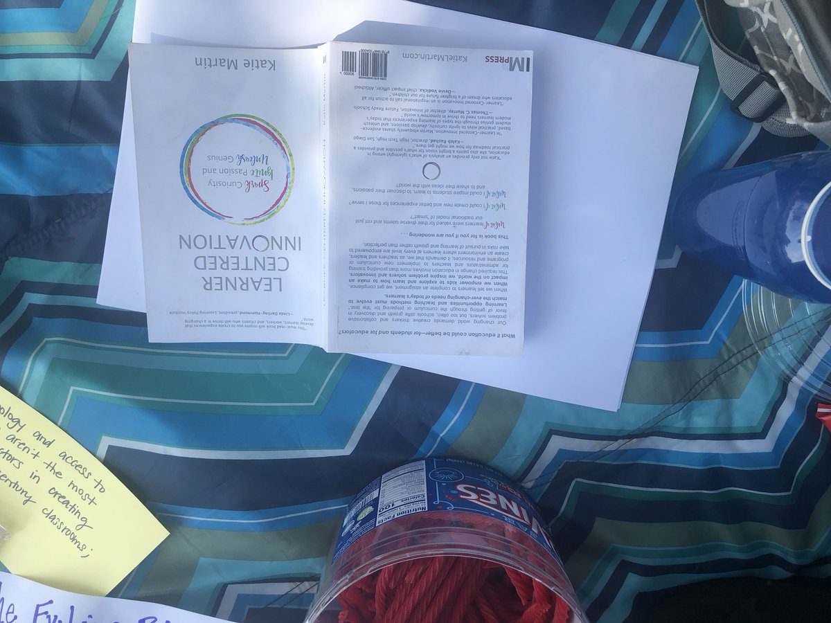 kristinhartloff's tweet photo. Brought our yoga mats and blankets out to the park for our first #tusdmusic Leadership Institute. Studying #LCInnovation and using #collaborativestructure 6 Word Story for the role of the evolving educator @TUSDMusic @katiemartinedu https://t.co/5Y2XspHJuT