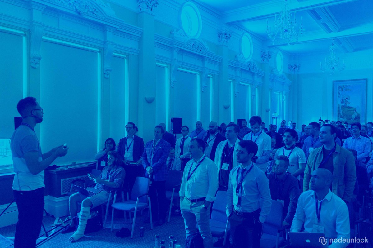 nodeunlock's tweet photo. We had a phenomenal day of #education at @UKBlockchain.

It was a real privilege to show an eager audience who lined our stages, where we got down and dirty with our interactive experiences and showed you exactly what *more* looks like. 🔥🔥🔥

#Nodeunlock #BlockchainLive18 https://t.co/xCXVYqNZLW