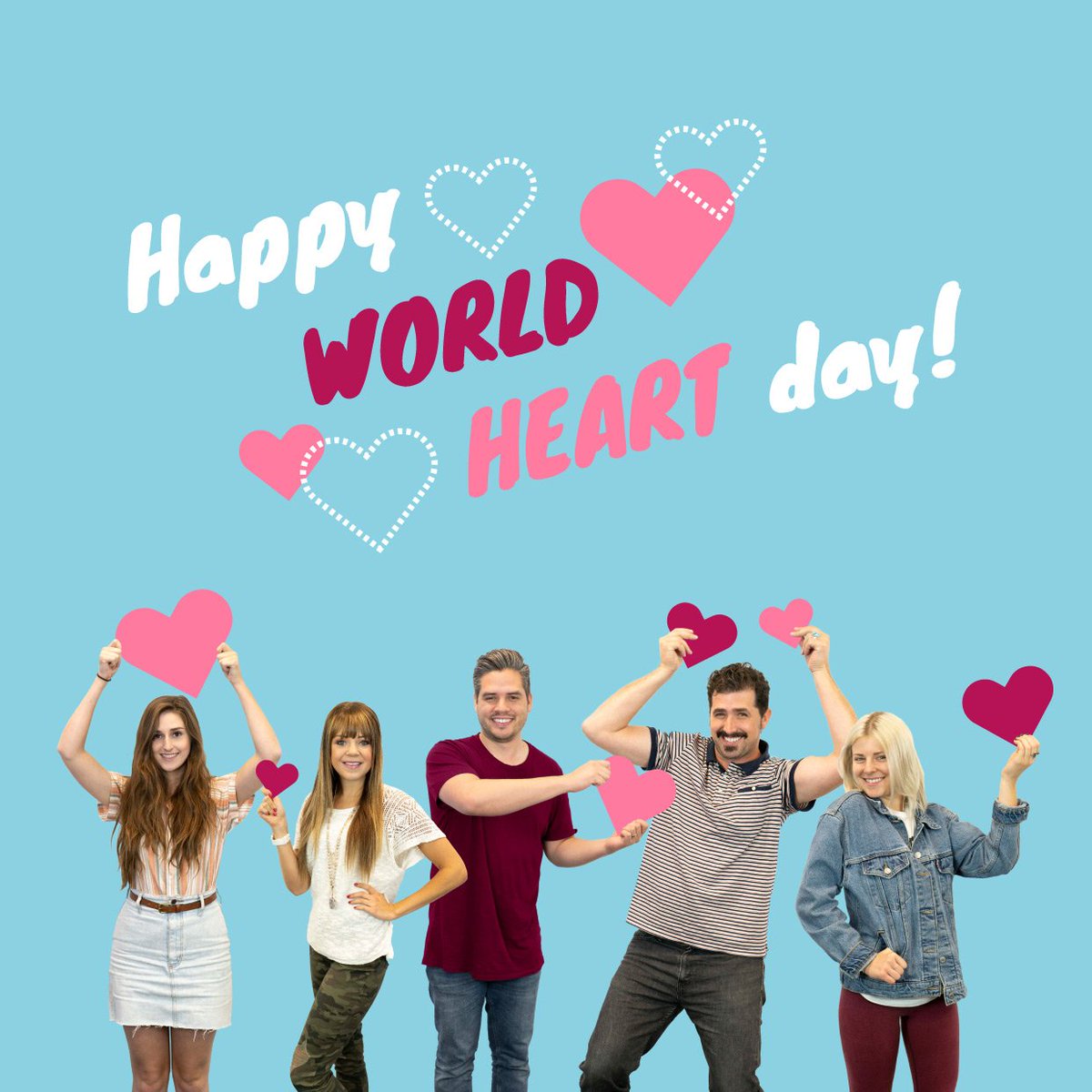IT’S WORLD HEART DAY! Comment with a heart to help spread awareness.