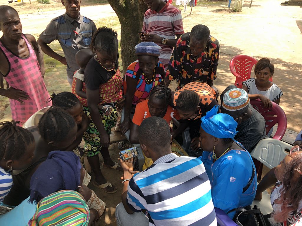 Exciting moment seeing one of our clients use the app we built in the field in Sierra Leone, helping the underserved with financial literacy and micro-loans. 

#fintech #techforgood