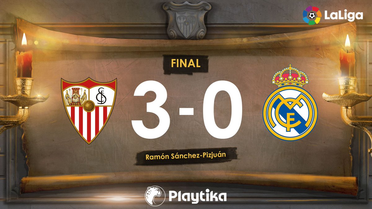 SevillaFC's tweet photo. ¡¡¡...Y es por eso que hoy vengo a verte... !!! ⚪️🔴 

#SevillaFCRealMadrid 3-0

#vamosmisevilla #LuchaPorLoQueAmas 💪❤️ https://t.co/XQBORrUF7f