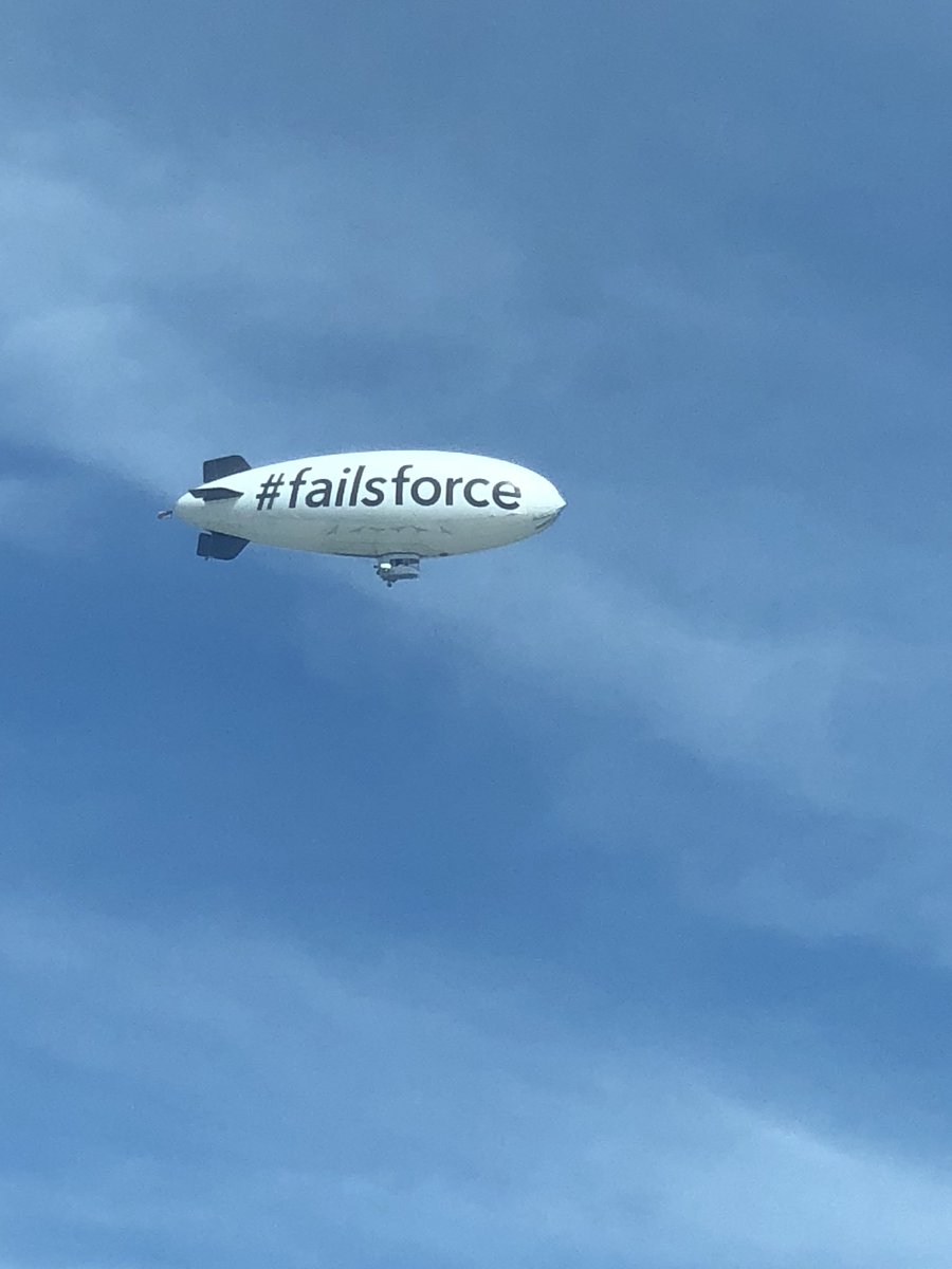 turnaonur's tweet image. This just passed by my window #failsforce