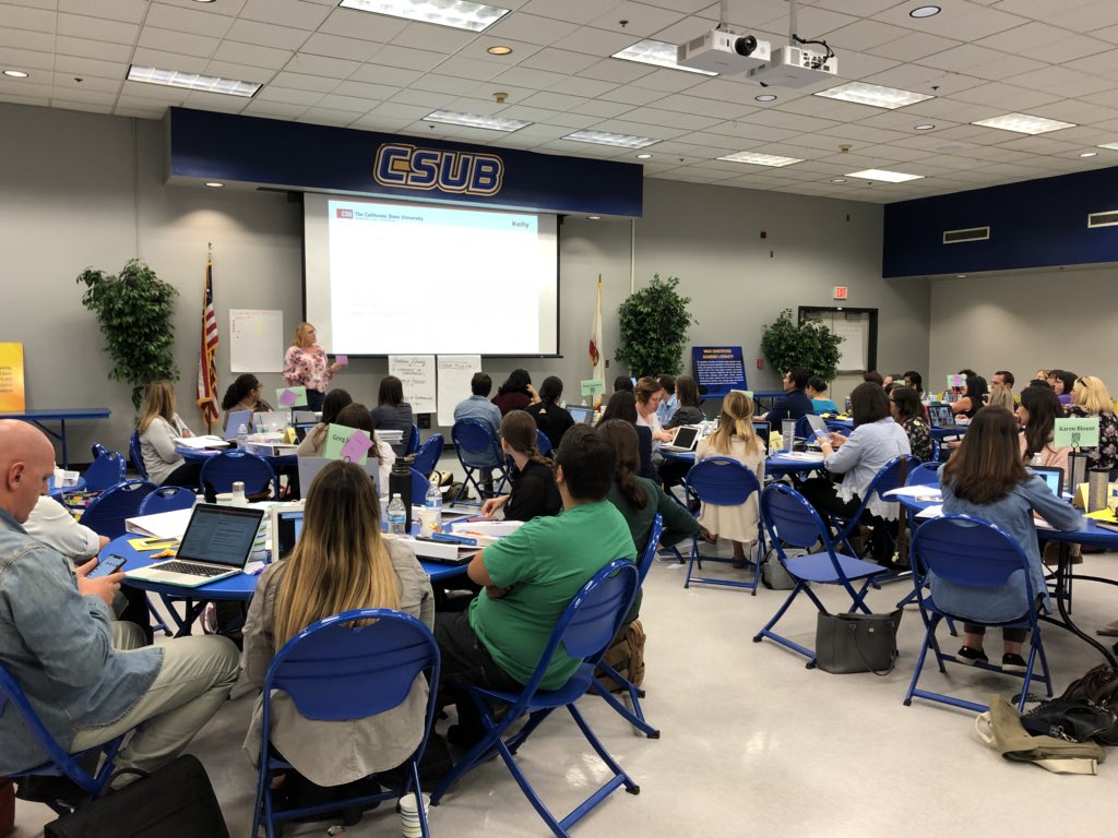 MeganGregor3's tweet photo. A great day of #RIAP for our @KHSD_Official teachers & partners at @CSUBakersfield. Big thanks to Dr. Flachmann for her continued leadership for our teachers. #Preparedtosucceed #KHSDlearns https://t.co/hnHzNucSNv