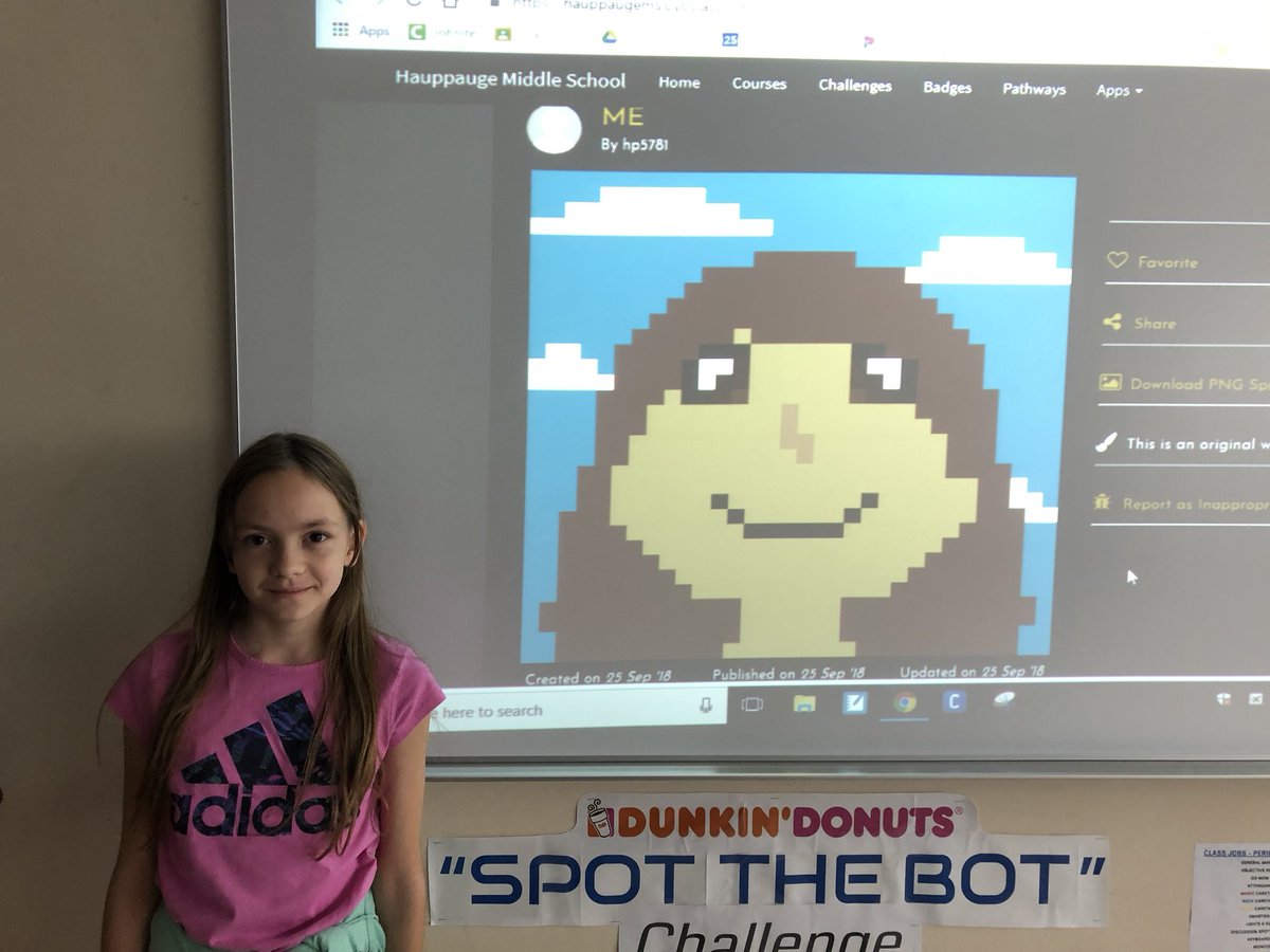 FerraraCodes's tweet image. Sixth Grade Coding in full swing with students creating awesome self-portraits in @kid_OYO ‘s brand new #spriteeditor @CodeMakeOwn