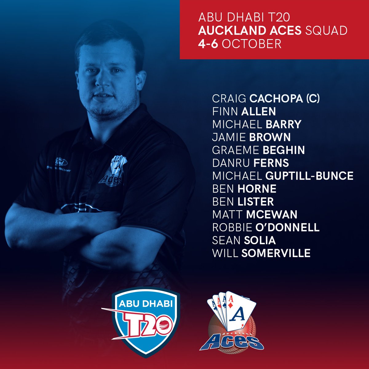 Our boys take on the world in Abu Dhabi from 4-6th October. “With no <a href="/blackcapsnz/">BlackCapsNZ</a> or NZA players available, it is a fantastic chance for guys who haven’t been to the UAE to experience a tournament in the heat.” - <a href="/CraigCachopa/">Craig Cachopa</a> #cricketnation