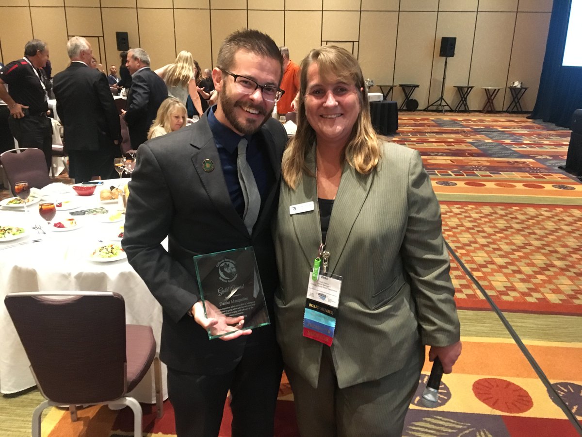 Nextdoor's tweet photo. We are proud to help shape the future of #technology. And thanks to Nextdoor teammates like @danmasq, our work is also helping to save lives. Congratulations, Dan, for your well-deserved recognition by @EMCESA today. Making us PROUD! #CESA2018 https://t.co/wuEV8IZx9o