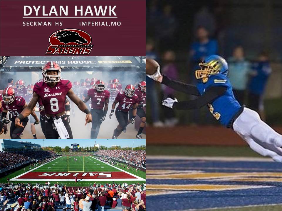 nexgenscouting's tweet photo. NEXGEN recruit Dylan Hawk @dylanhawk02 Seckman HS, Imperial, MO set to visit with Southern Illinois University @SIU_Football this Saturday. @Gaizka_SIU https://t.co/0aTcIIpYsu
