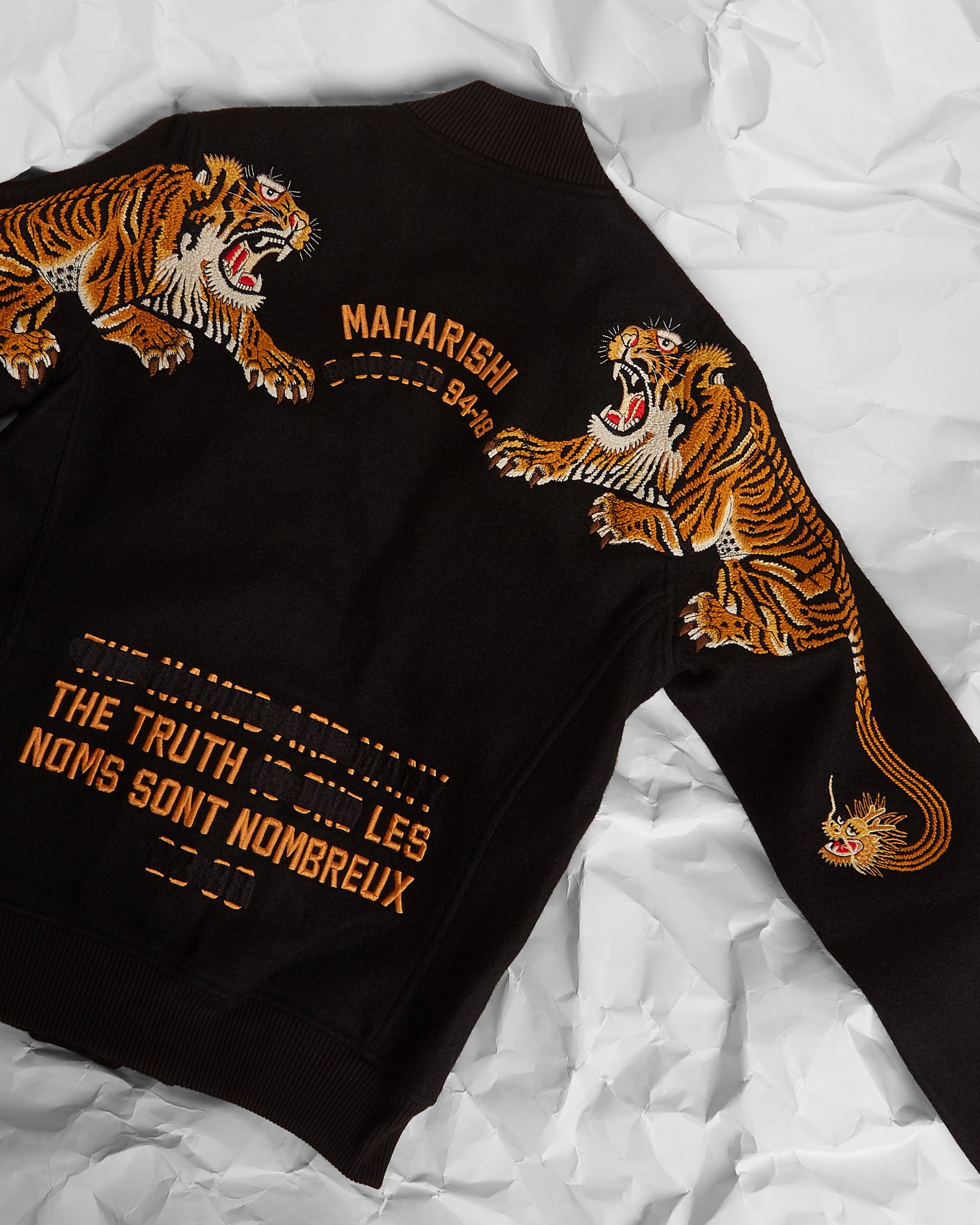 Maharishi tiger clearance style tour jacket