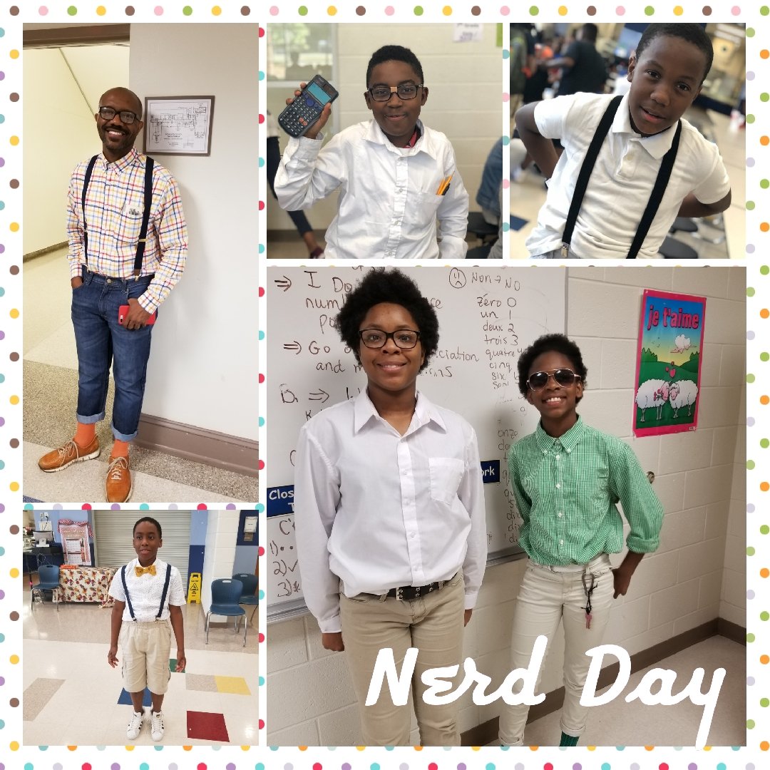 APSHJRUSSELL's tweet photo. No Losses, Just Upgrading #BMSLevelUp Homecoming Recap! More Wednesday Twin Day/ Nerd Day snapshots!!! https://t.co/jcW4mmpK2c