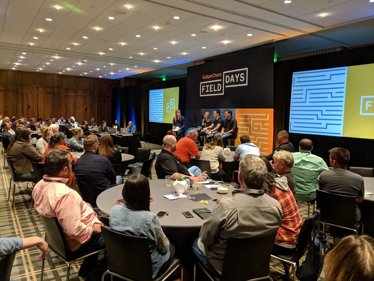brandonmac63's tweet photo. Wrapping @GoSpotCheck #fielddays2018 with a little co-founder QA panel. https://t.co/QAYMCIVvfA