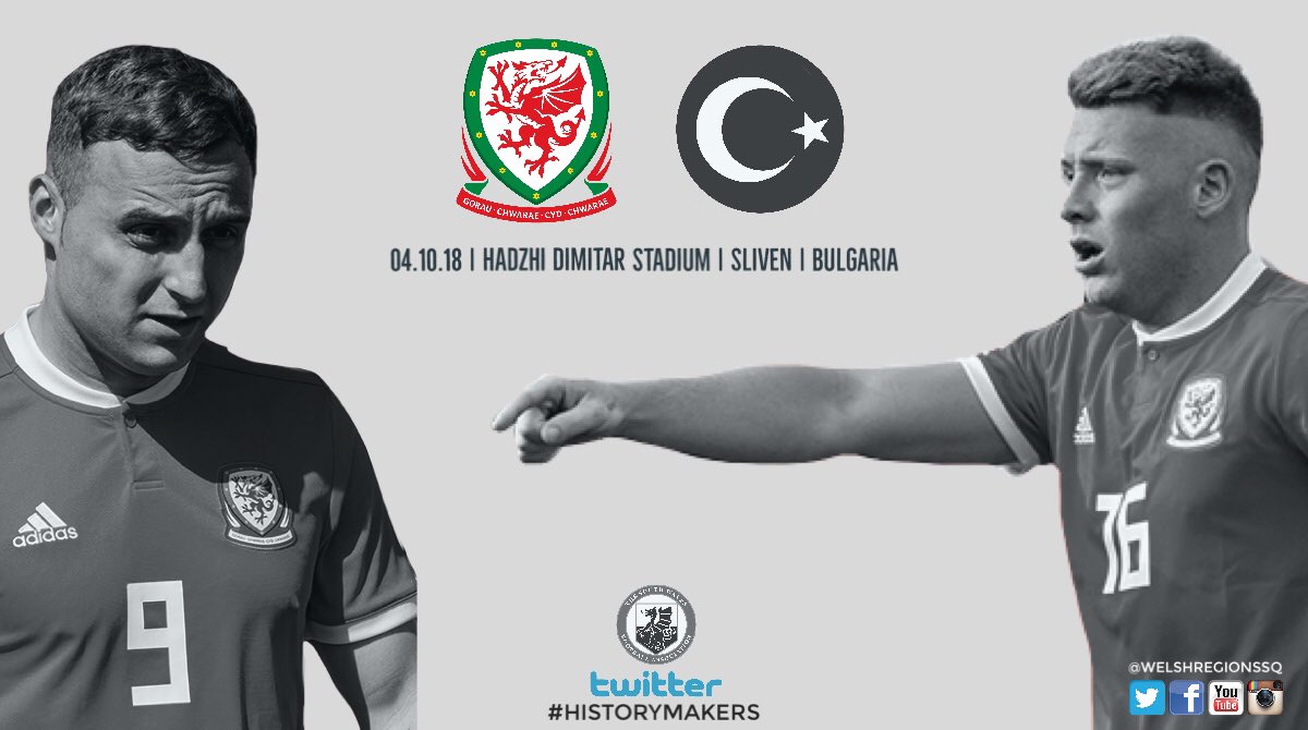 First up we take on Turkey 🇹🇷 
Thursday 4th October, 13:30pm KO
<a href="/SouthWalesFA/">South Wales FA</a> <a href="/Cymru/">Wales 🏴󠁧󠁢󠁷󠁬󠁳󠁿</a> @theandrewhoward