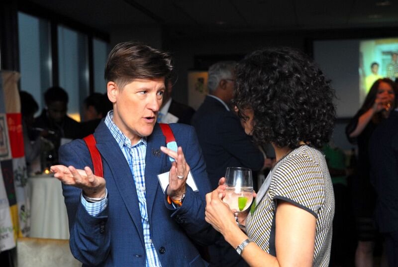 RTPhiladelphia's tweet photo. Great to celebrate #RTP30 last night with Anne Faduullon @AFPhilaPHD, a tireless champion for safe and healthy housing in Philadelphia! https://t.co/SSDB1xJTFZ