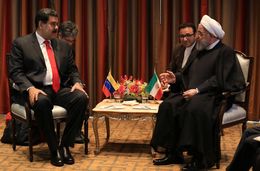 Maduro se reunió en New York con representantes de Irán, Rusia y Jamaica para estrechar lazos de cooperación DoDbvalU8AAD3cc