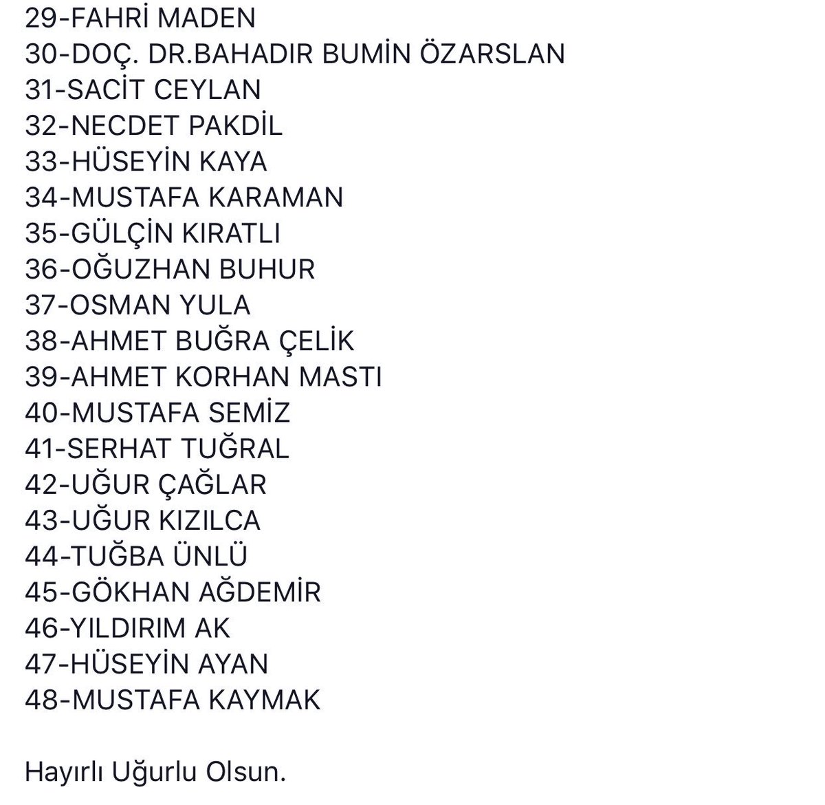 MilliyetciAG's tweet photo. Türkiye Barolar Birliği Delegasyon Listemiz Hayırlara Vesile Olsun. 
“Milli Baro Milli Tercih” 
Allah yardımcımız olsun. https://t.co/i6fqiDqdh9