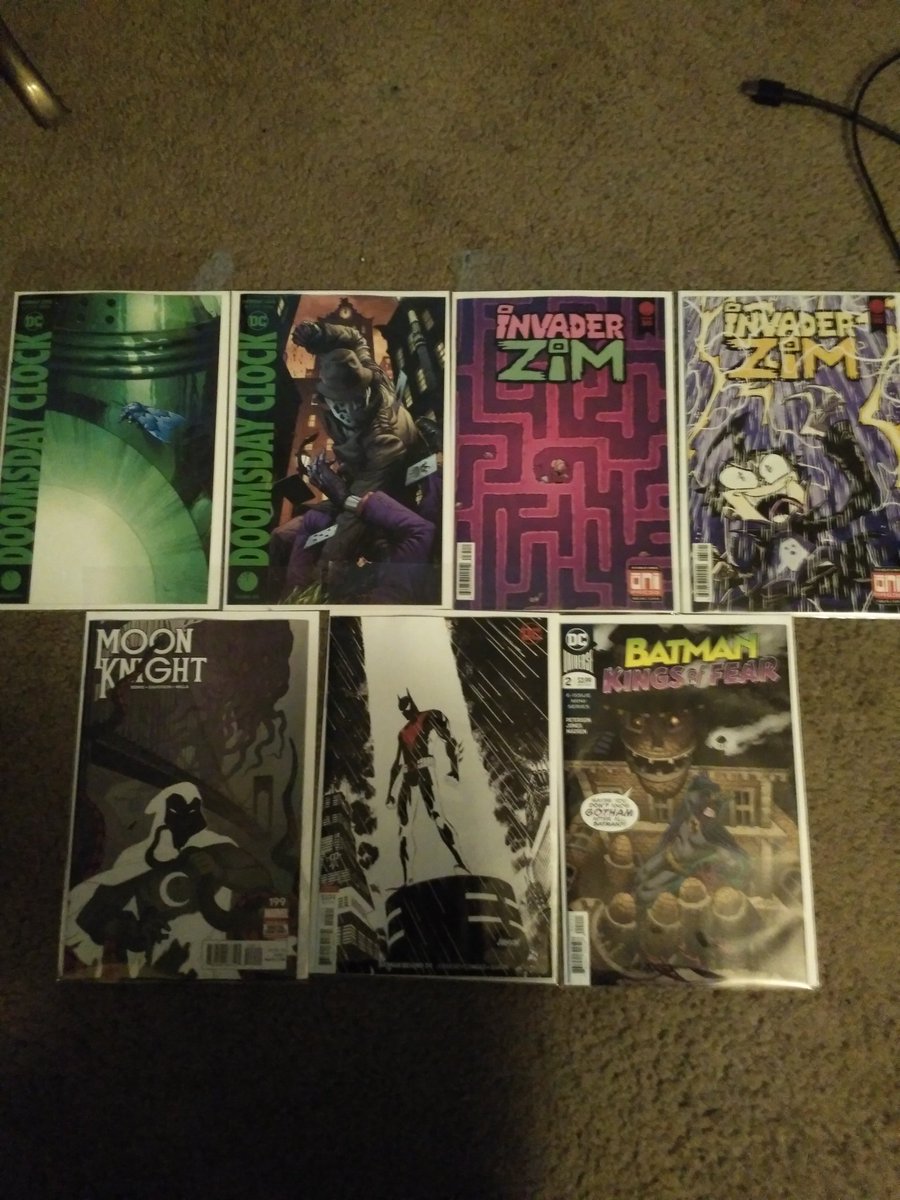 Greenockmafia's tweet photo. My pulls this week for #NCBD.

#TeamComics 
#movetheneedle 
#SupportYourLCBS https://t.co/U6y0PxpmL2