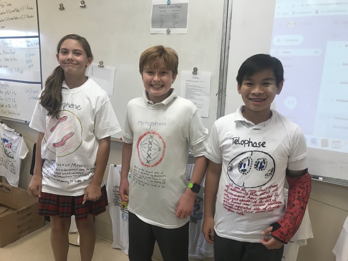 kperez919's tweet photo. Students got creative explaining #mitosis. Some made models, performed skits, wrote and performed songs, made games, and made a variety of other presentations. #scienceclass #lifescience #wearestlukes #morethanaschool @SLWildcats https://t.co/tmuIyAPsHk