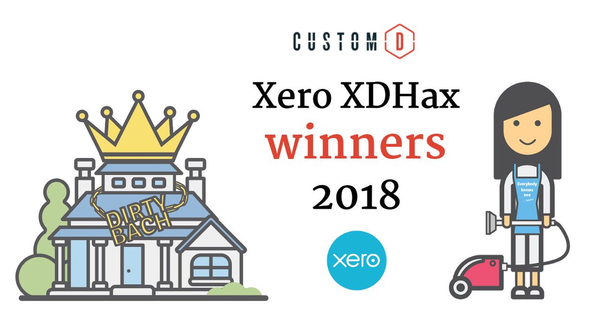 We’re super excited to announce that <a href="/customdhq/">Custom D</a>, and our cool new app, Dirty Bach, has won the #XDhax Challenge 2018 - a competition by #Xero to build an awesome new app using the cloud to benefit small businesses.
Find out more bit.ly/2R16min
#dirtybach