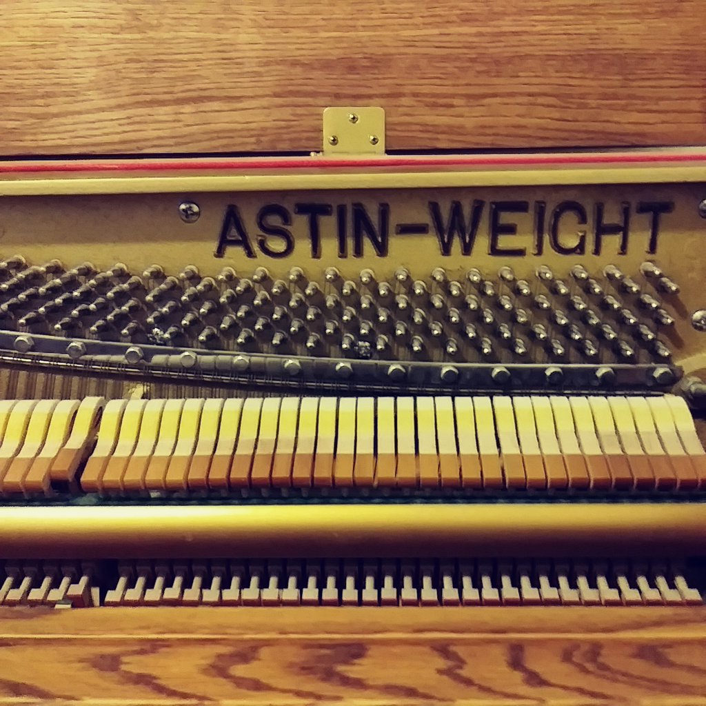 concertpianist's tweet photo. I was able to tune a piano in Utah County that had not been too long from the last tuning.  It was fun and exciting to see it close to pitch.  Usually, if it's been moved it needs a second pull to stabilize it, but it was fine with just the tuning. https://t.co/5jUHlNRtLo