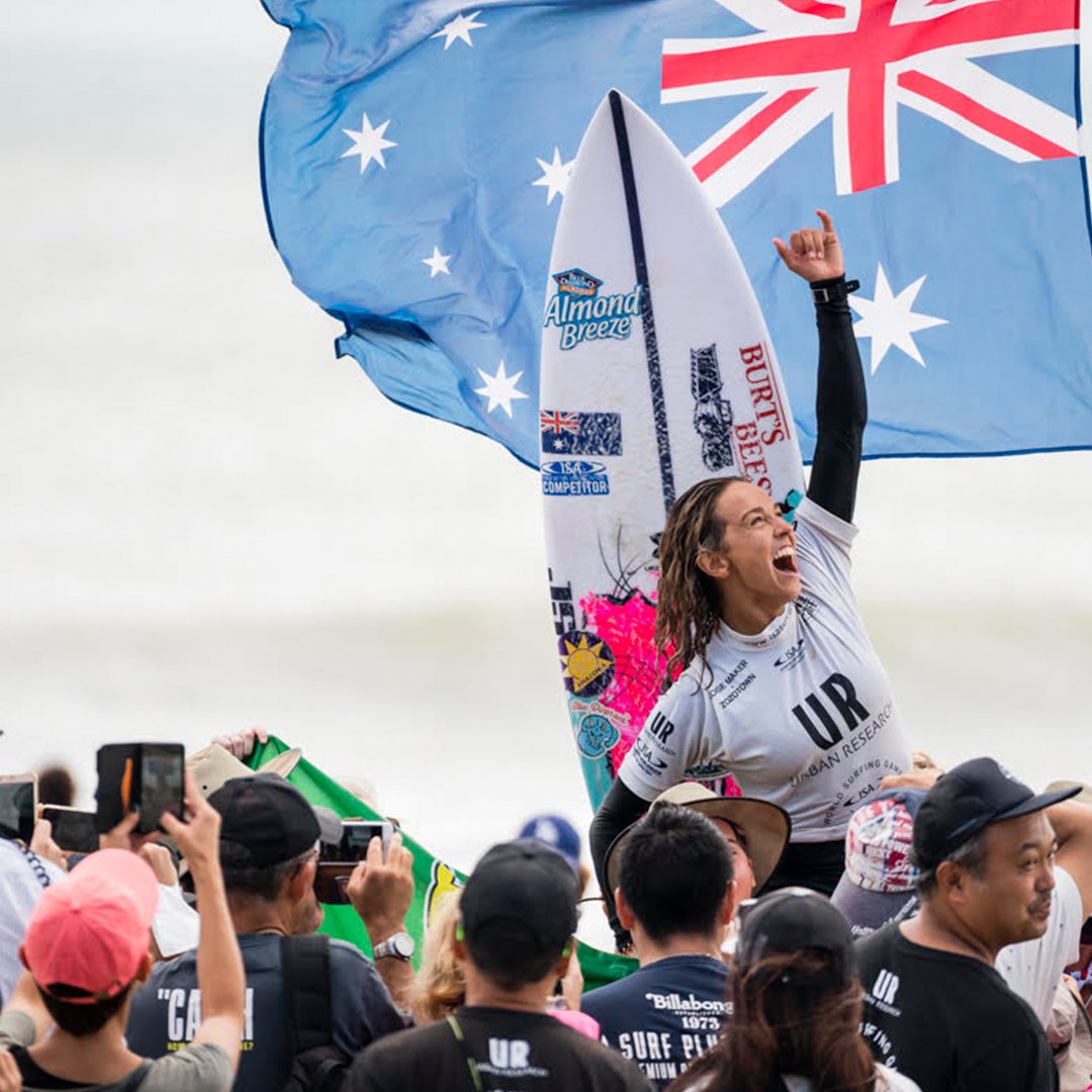 BurtsBeesAus's tweet photo. We would love to say a big congratulations to @sally_fitz, world champion surfer for winning gold in Japan. You are a #TrueForceOfNature and an inspiration to all women! https://t.co/WuXLtUk3fO