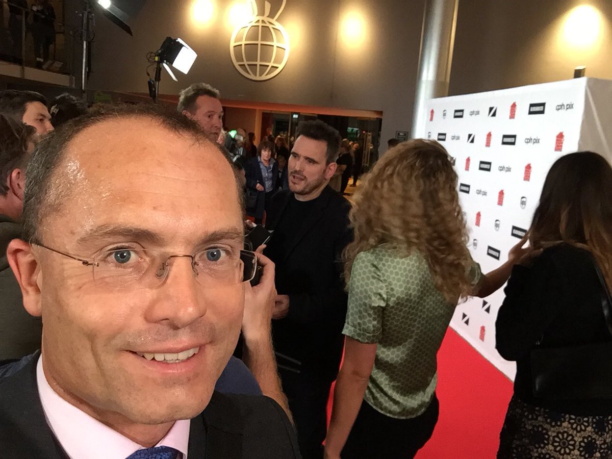 MHolland_FCDO's tweet photo. At the opening night of #cphpix to watch Lars von Trier’s #TheHouseThatJackBuilt. A shocking exploration of the boundaries between art and morality seen through the eyes of a psychopathic serial killer. @UKinDenmark https://t.co/jzWs18LSMF