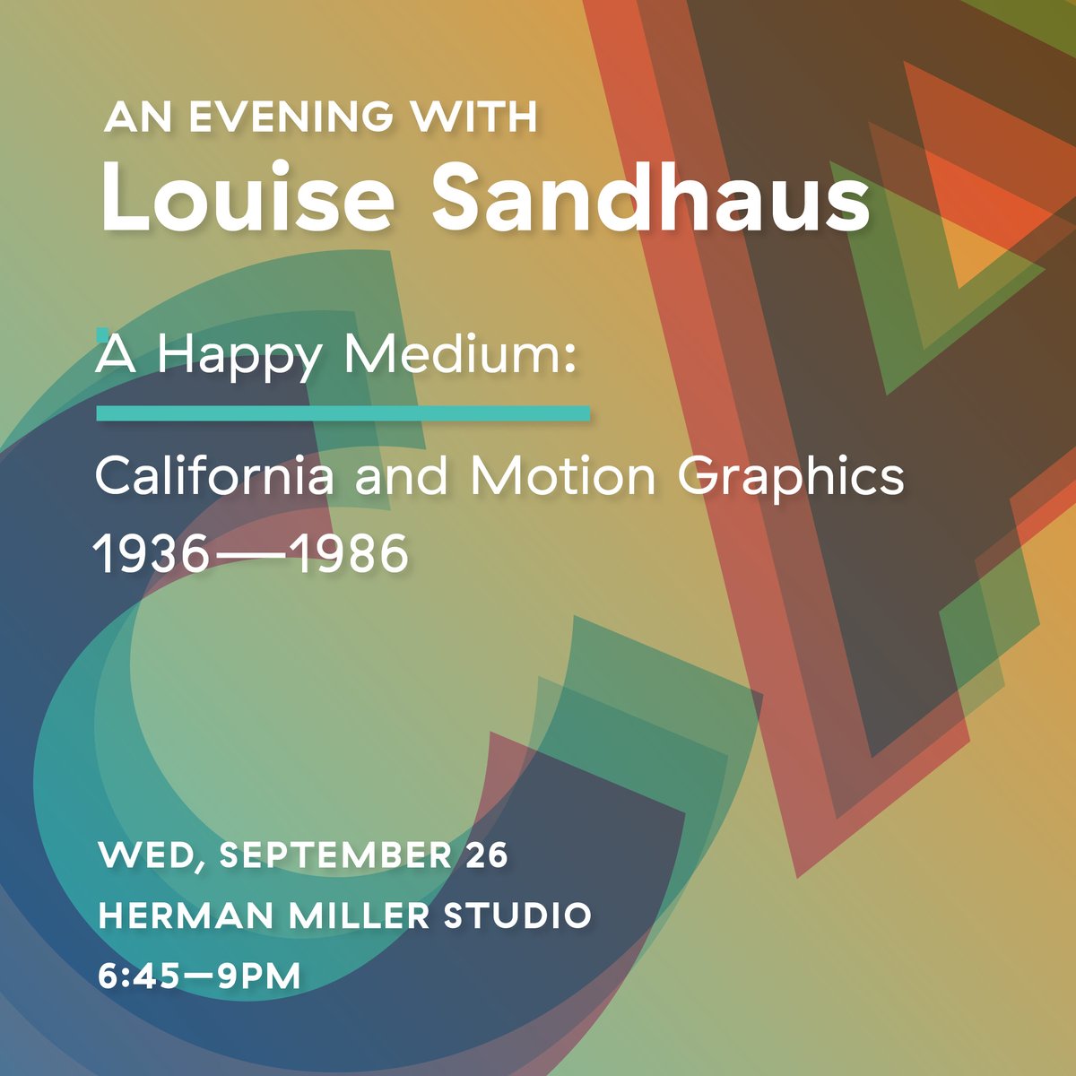Design friends! We miiiight still have a few tix for tonight's talk with Louise Sandhaus, repping the gorgeousness and glory that is #California #Design. Join us &amp; <a href="/aigalosangeles/">AIGA Los Angeles</a> .... bonus: career workshops for emerging designers during the reception.