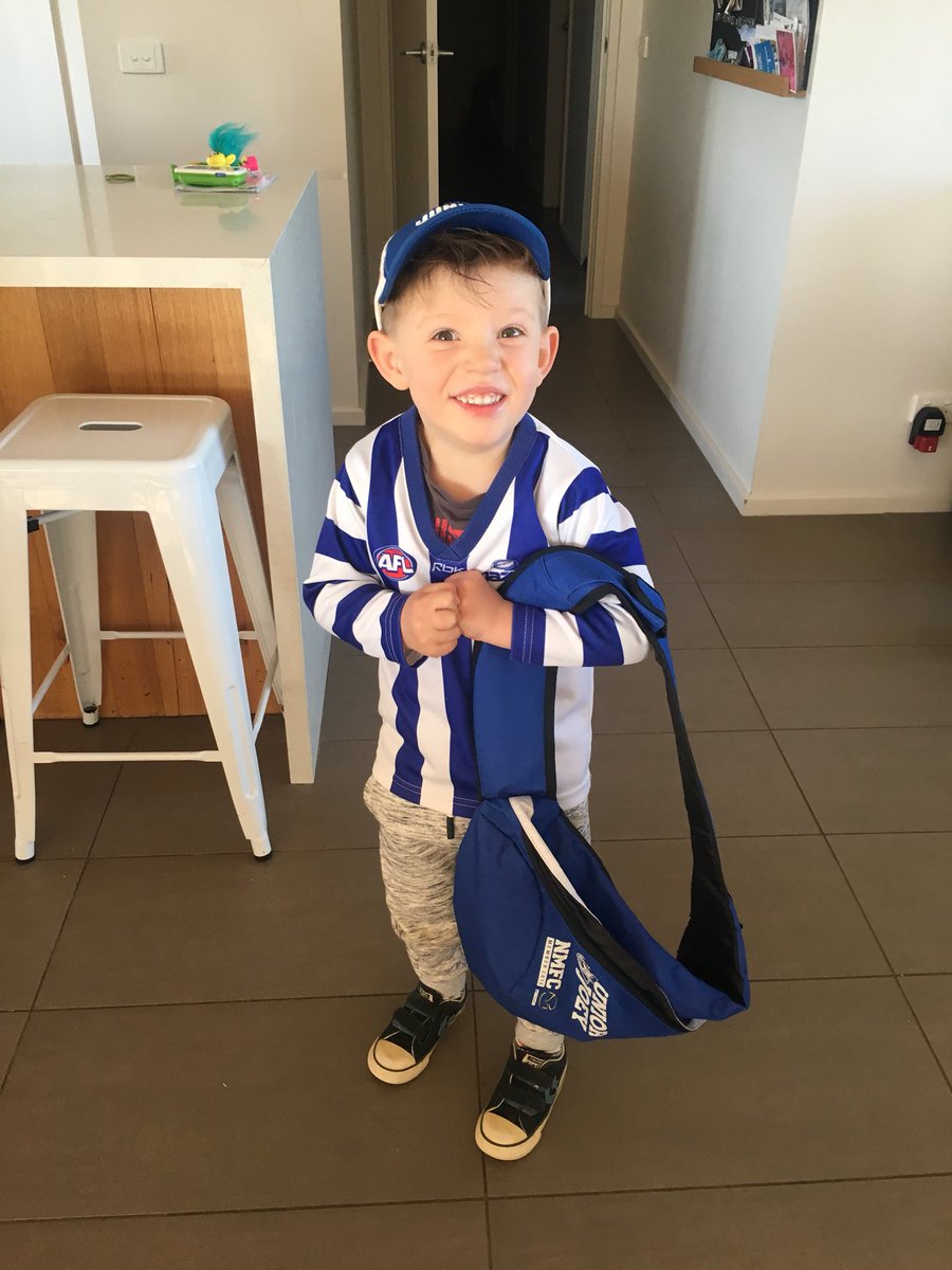 eve_the_goat's tweet photo. I don’t know if I should tell him and break his little heart #AFLGF #bigdance @rharris334     @NMFCOfficial https://t.co/m5VLGBJBk4