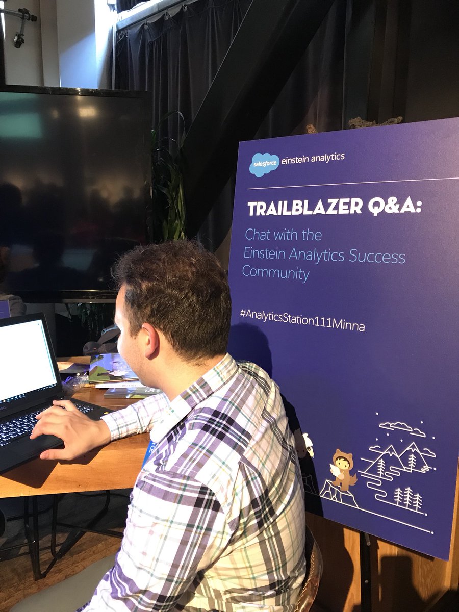 crmsalesgem's tweet photo. We are having a blast with our @SForceAnalytics expert community members! Find us at 111 Minna if you have Einstein Analytics Questions or want to get started! #AnalyticsStation111Minna #MeetmeatMinna #DF18 #sforceanalyticsedge https://t.co/DlHJOZkwNT