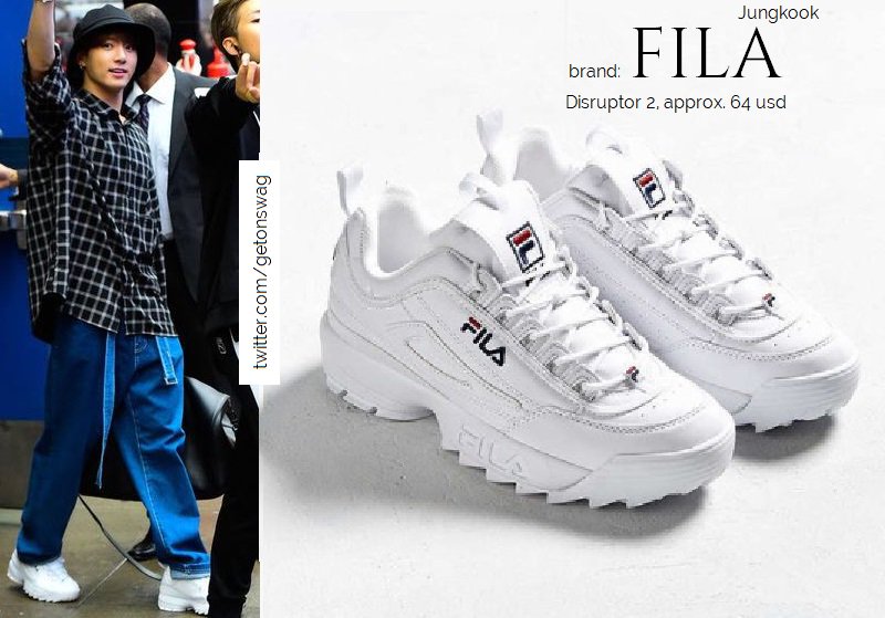 bts fila shoes