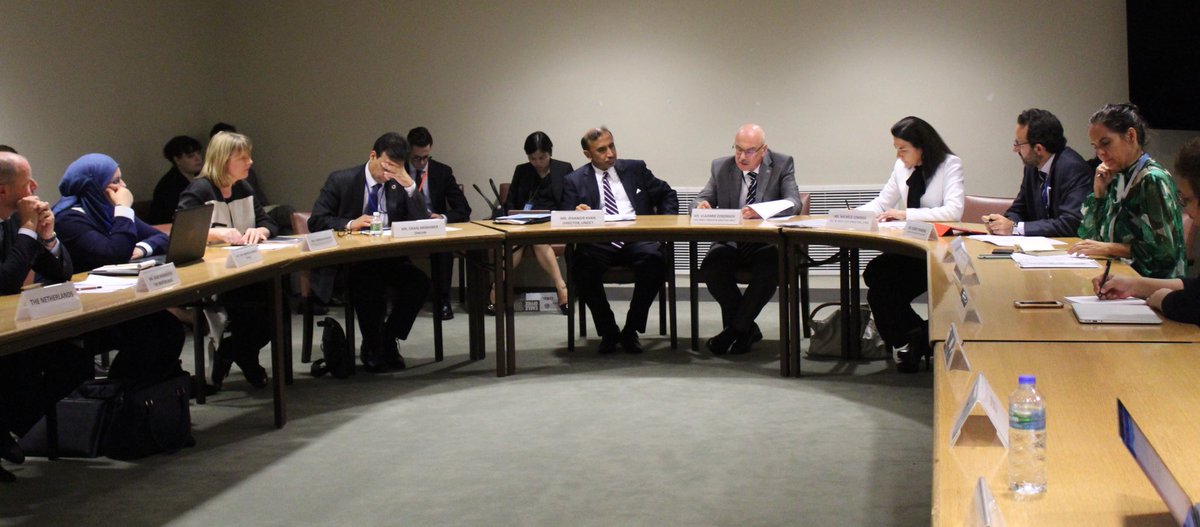 BelgiumUN's tweet photo. At today’s panel discussion cohosted by @BelgiumUN and #UNCCT on ensuring the rights of children of foreign fighters : #Belgium 🇧🇪 is ready to play a more pro-active role with regard to the return of children of #FTF in line with international law and principles. https://t.co/rhmiWvPP49