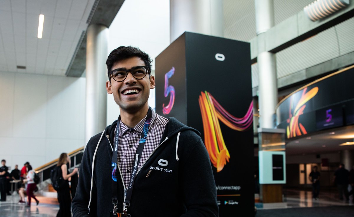 MetaHorizonDevs's tweet photo. #VRDevStories: "Something that I'm really passionate about is outside of the clinic uses of VR for healthcare. There's a place for more use cases between physicians &amp; patients as VR becomes more of the norm."- @dilan_shah 

What sparks your passion in #VR? // #OculusStart #OC5 https://t.co/jMbrs79qBl