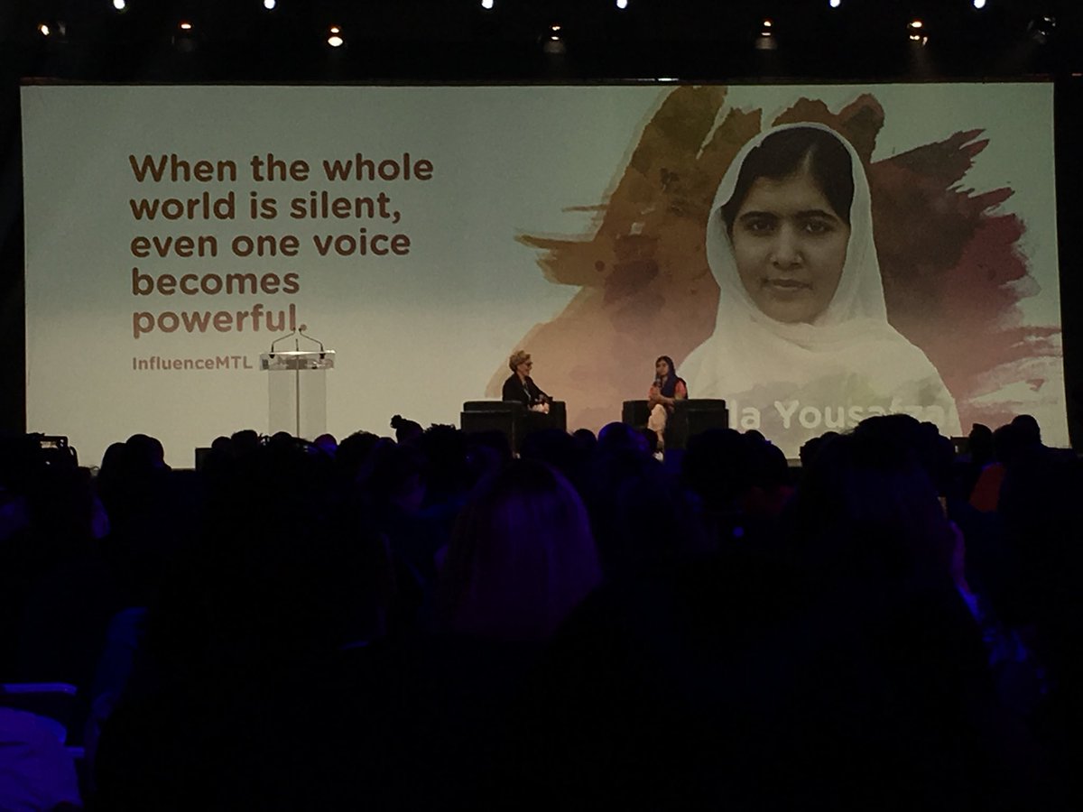 TufenkjiLab's tweet photo. Thank you @Malala for coming to Montreal! #influenceMTL You are an inspiration https://t.co/p3XnypVDpx