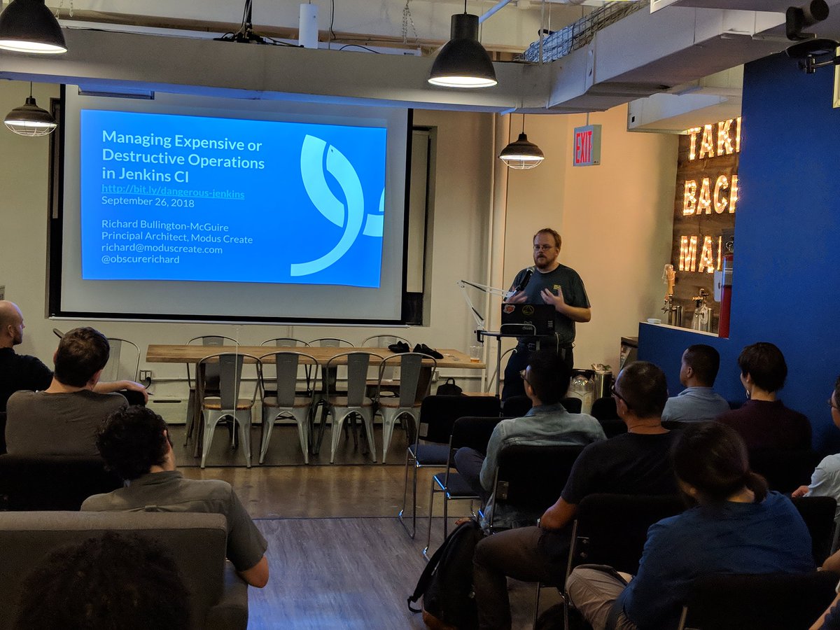 shopkeeptech's tweet photo. Thanks @obscurerichard for speaking tonight at the #CDNYC #meetup at the @shopkeeptech office. https://t.co/KN9qBa7mEy