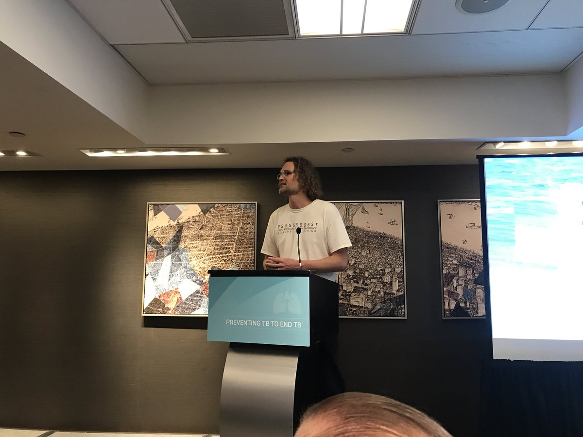 Arnie von Delft says “What a day, today is a day of hope” and calls on the world to test &amp; treat all TB infection including MDR TB infection #HLMTB, <a href="/unitaid/">Unitaid</a>