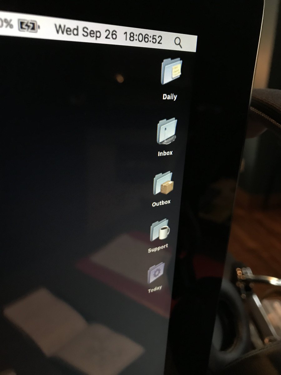 bryanpblack's tweet photo. @ethanschoonover #kgtd made GTD possible on a Mac, thank you. Still have my desktop set up like you had in a video. https://t.co/ZkRAFVo8Mk